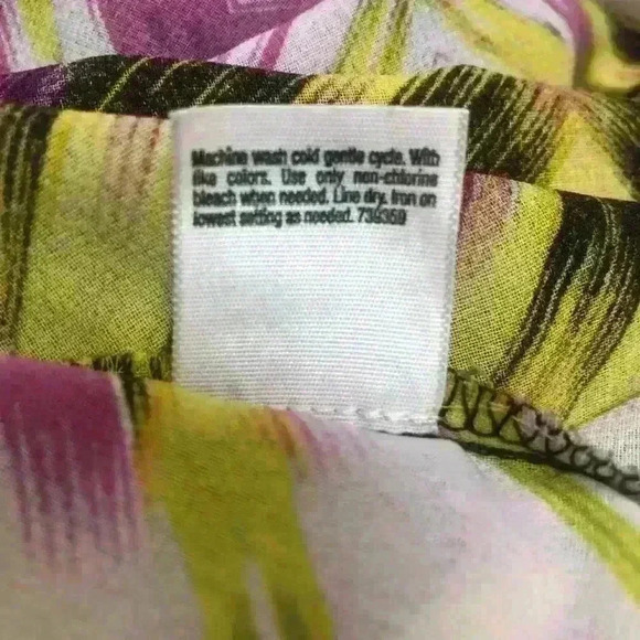 ANA A NEW APPROACH BEACH/CASUAL POOL COVER UP SHEER SUMMER TOP SZ XL - Picture 9 of 10